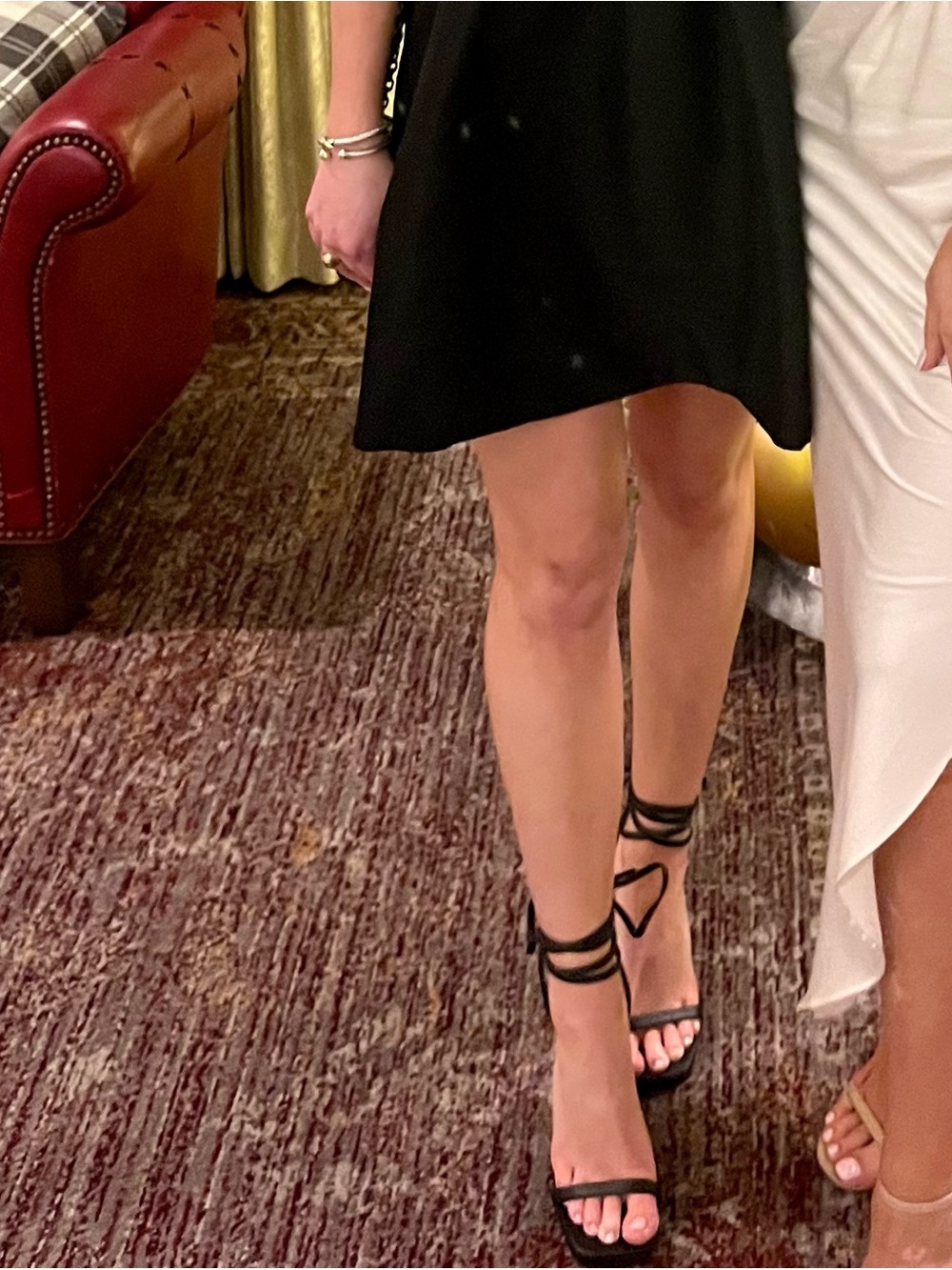 Steve Madden Lace Up Wrap Tie Heels